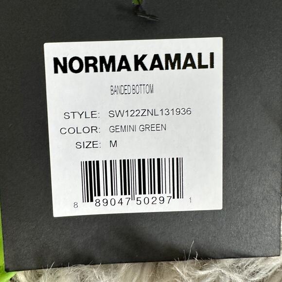 Norma Kamali Green Cheeky Bikini Bottom MEDIUM Quiet Luxury Minimalist $60 NEW - Picture 7 of 9